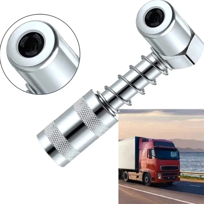 

Профессиональный инструмент для фитинга смазочной муфты, 90-градусный инструмент для фитинга смазки, быстроразъемное соединение для запасных частей для легковых автомобилей и грузовиков