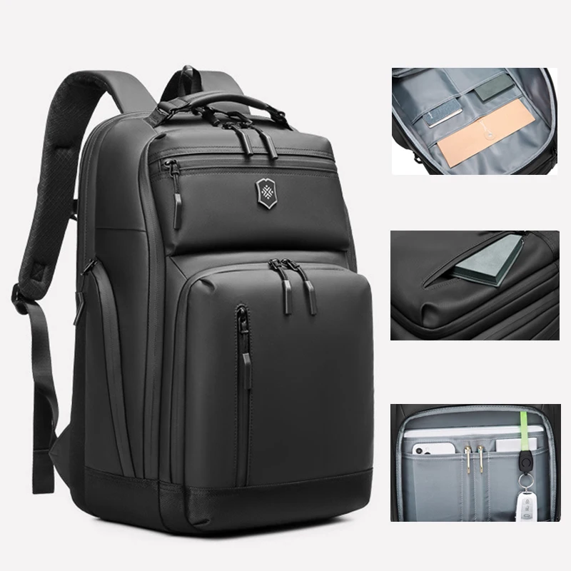 

Men's 19 Inch Oxford Business Backpack Waterproof Male Travel Laptop Fashion Packs Student Large-capacity Schoolbag Women Female