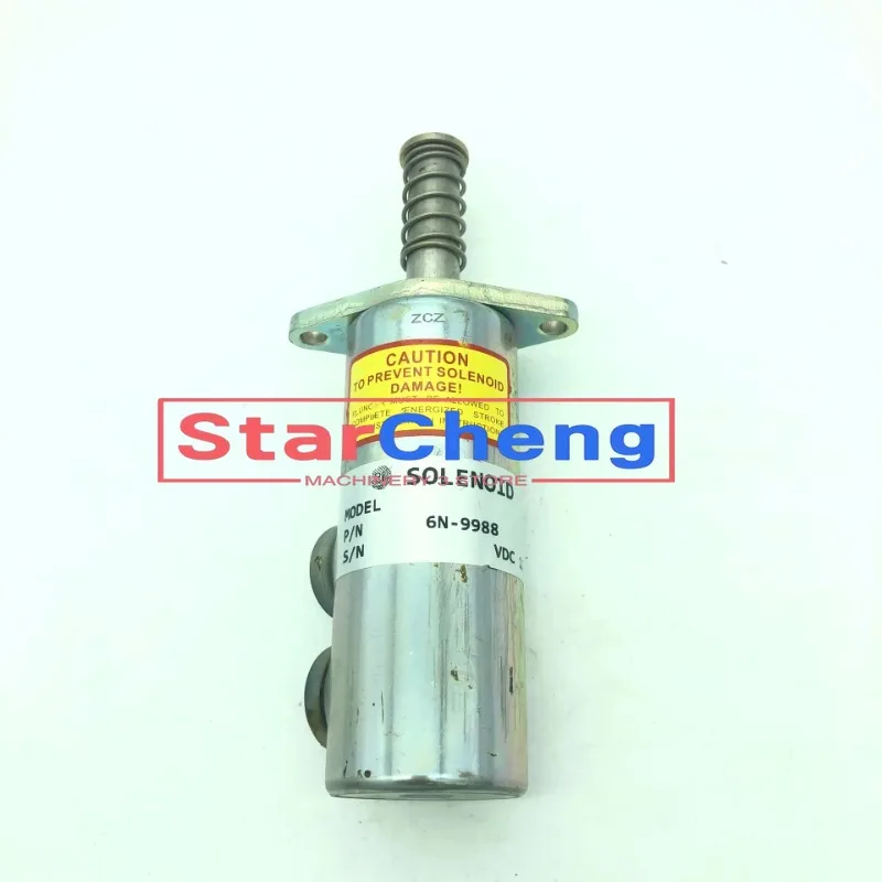 

for Caterpillar CAT Excavator 225 225D 229 231D Engine 3208 6N-9988 12V Shut Down Solenoid Higher Quality Excavator Accessories