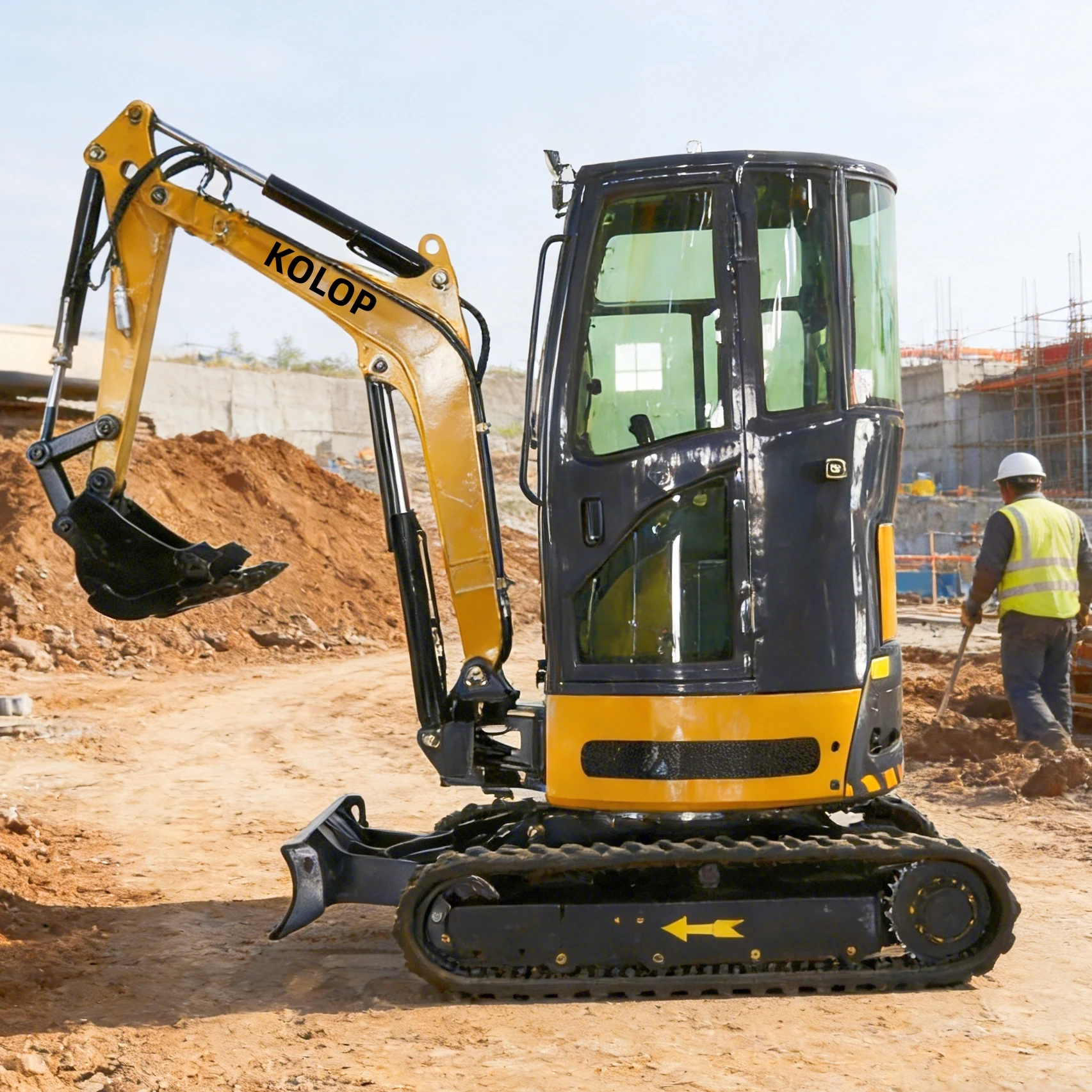 

1.2 Ton Mini Excavator CE Certified Durable Digger for European Farm Customized 1.5 Ton Tracked Digger Quick delivery