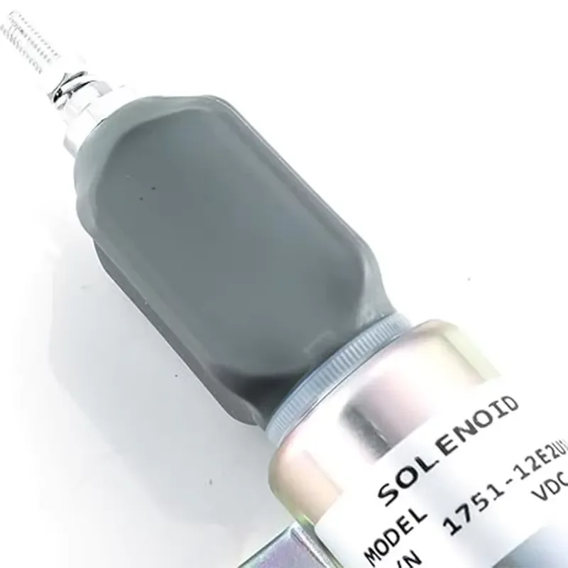 Fuel Stop Solenoid 12V for Woodward 1700-4006 1751-12E3U1B1S1 Fuel Stop Solenoid