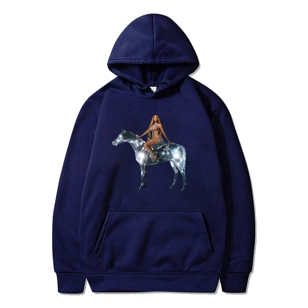 Sudadera con capucha Beyonce 2023 Renaissance World Tour Merch Sudadera con capucha ropa de calle de manga larga hombres mujeres Sudadera con capucha ropa de moda