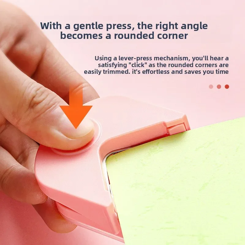 Portable Mini R4 Corner Rounder Punch Paper Corner Cutter for Photos Cards Scrapbooking Student Exam Prep & DIY Crafts 4mm Radi