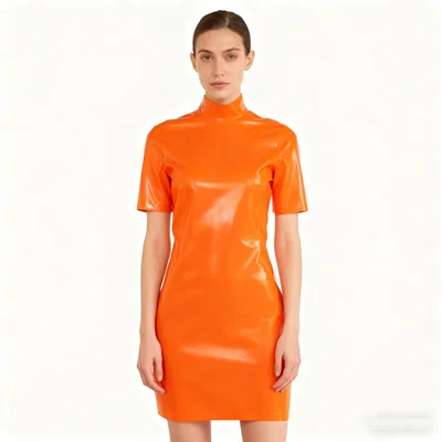 

Latex Rubber Gummi Catsuit Fashion club Cosplay handmade Tights Masquerade ball Party sexy Dress