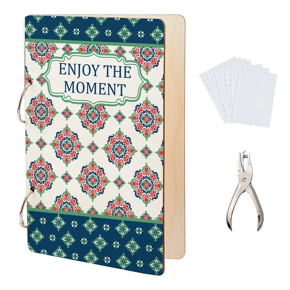 

1 комплект, деревянная папка с 2 кольцами, открытка Phote, обложка альбома, цветок, 240x160x2,5 мм, отверстие: 5 мм, 2 шт./компл.