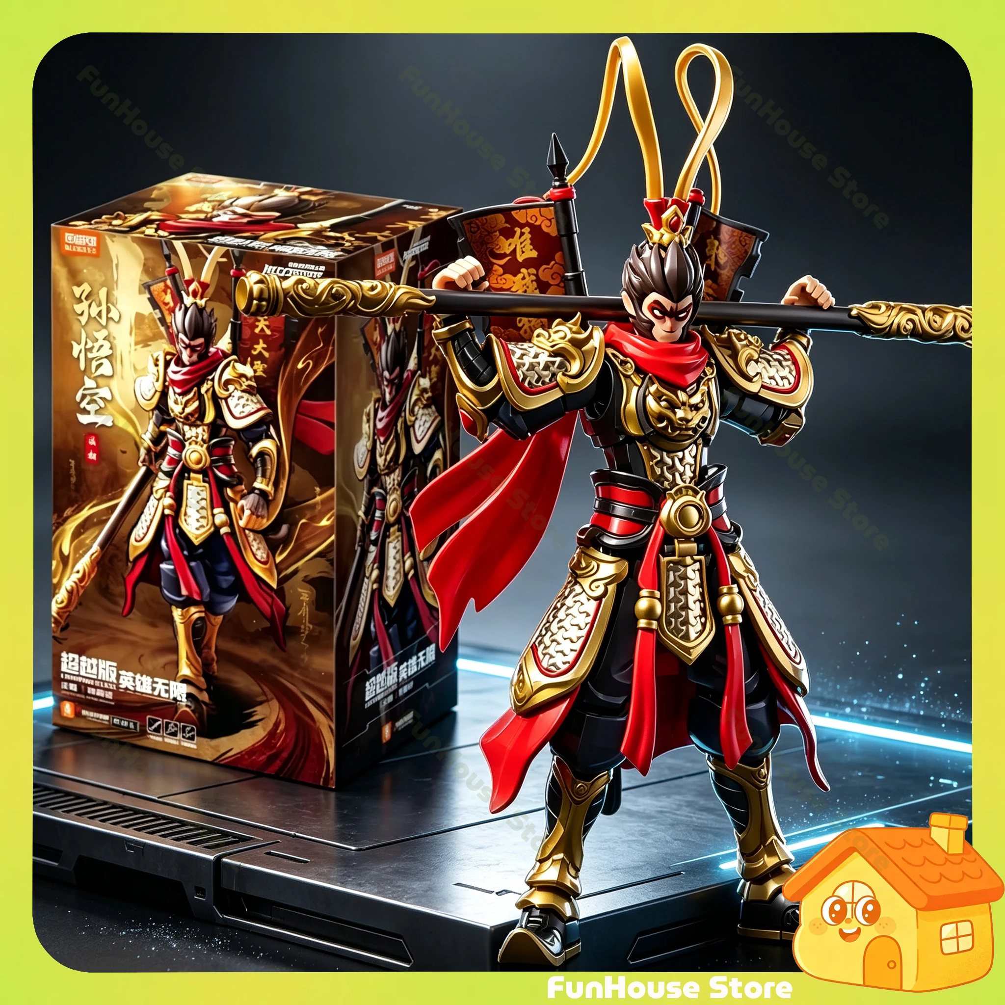 Model Kit Wukong - Blokees Block Figure Beyond Version Dharma