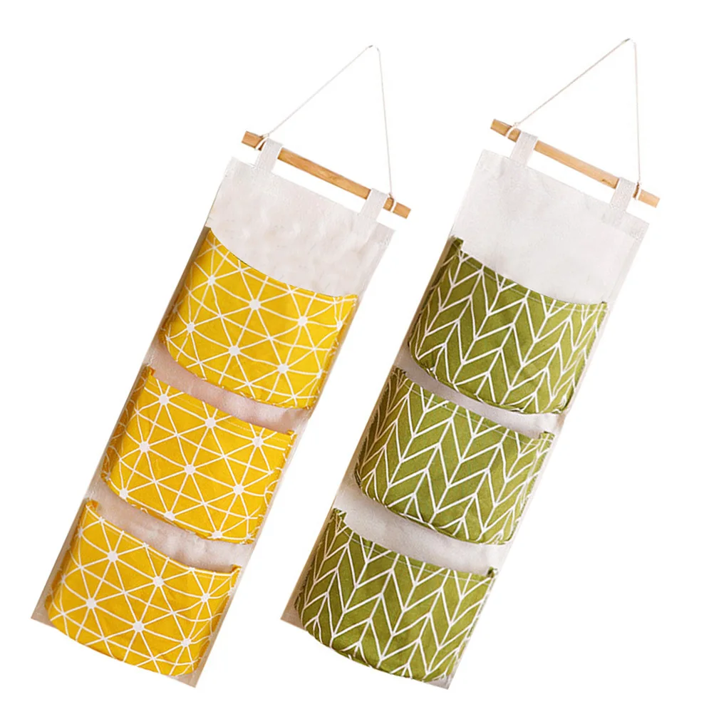 

2Pcs Multi-Function Hanging Bag Large Capacity Door Back Storage Pouch Creative Organizer for Closet Bedroom Dormitory Home