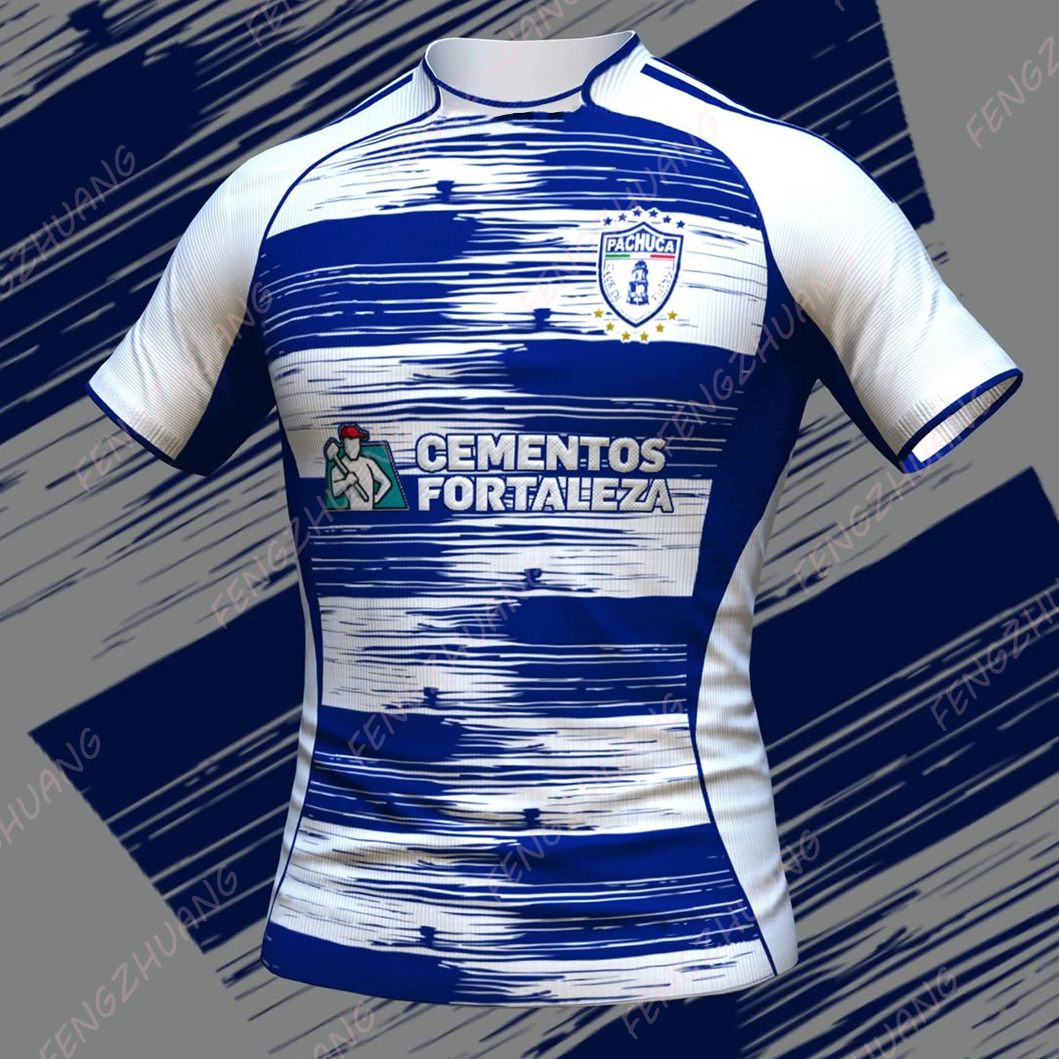 2025 Pachuca cementos fortaleza Concept Kit Juniors Outdoor Quick Dry Soccer Jersey Summer Classic Loose Jersey T-Shirt New