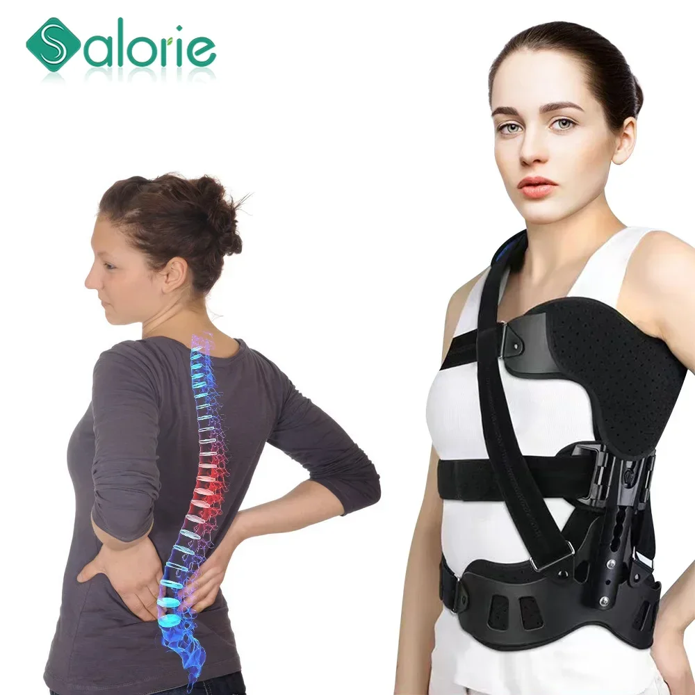 Placa de alumínio suporte para as costas lombar espinhal mau corretor de postura cinta jubarte ortopédico alisador de tensão suporte