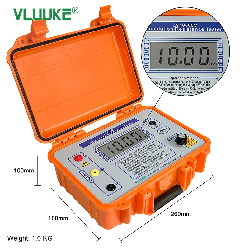 ZY5000V Electronic Power Insulation Resistance Tester 220V Voltage
