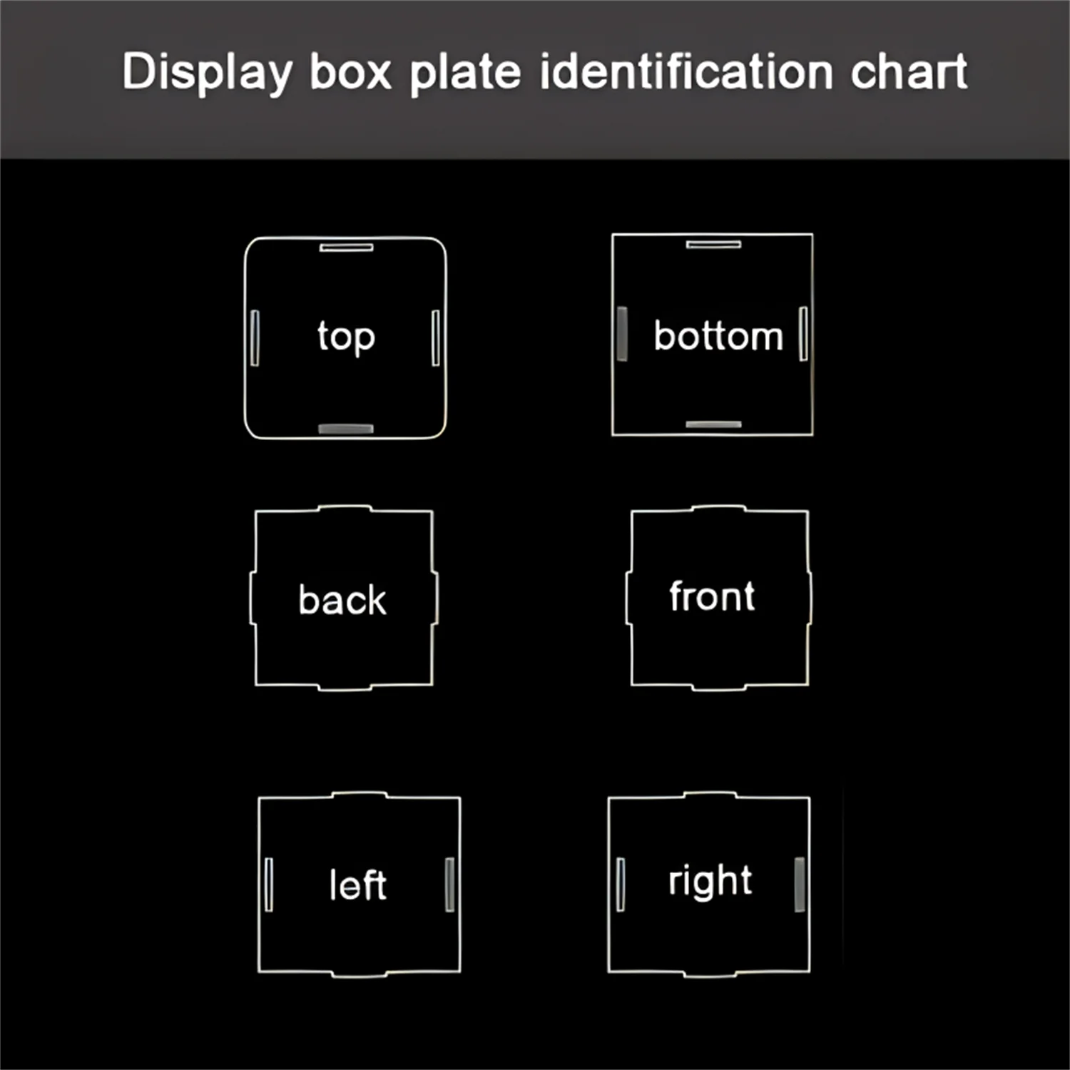 1pcs,Clear Acrylic Display Case Countertop Box Organizer Stand Dustproof Protection Showcase for Action Figures/Toys/Collectible