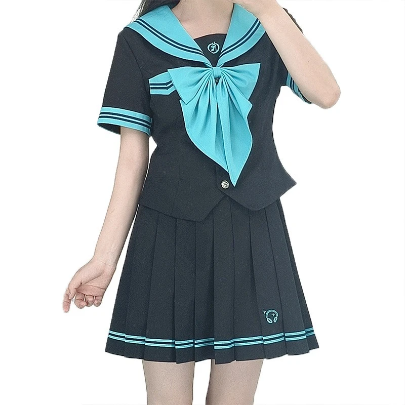 Hatsune Miku's süße und süße JK-Matrosenuniform Hatsune Miku Schulmädchen-Uniform-Set Ogura Yuzu Schuluniform im japanischen Stil