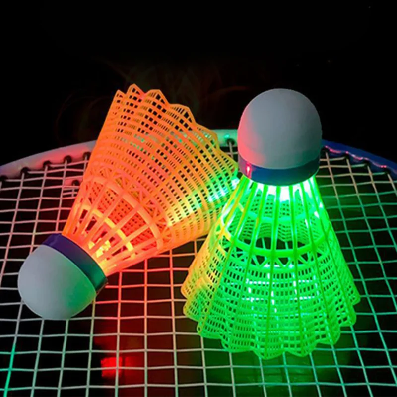 

Light-up LED Badminton Glowing Lighting Balls Luminous Badminton Balls Colorful Lightweight Lighting Shuttlecocks Outdoor Game
