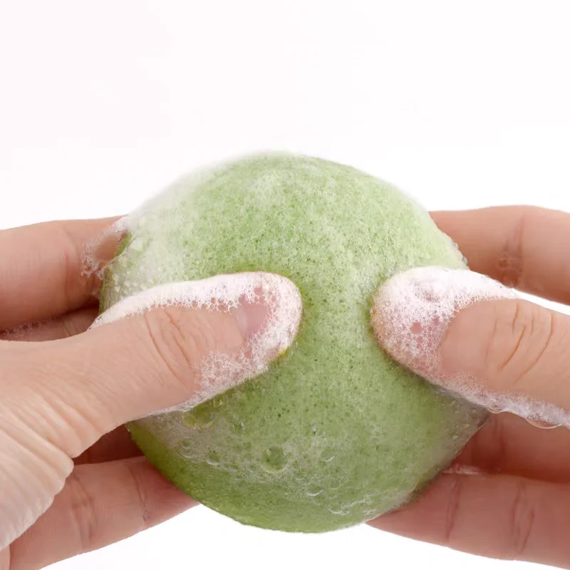 1/2/3 قطعة تنظيف تقشير الوجه الطبيعي Konjac نفخة منظف مسام الوجه إسفنجة غسيل أدوات العناية بالبشرة الوجه #3