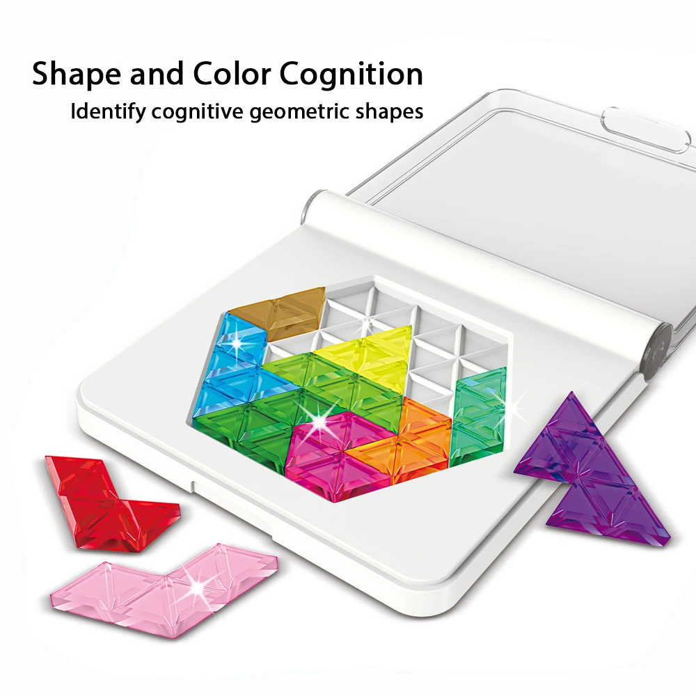 Puzzelspeelgoed. Logisch denken Training Leuke tafelspellen Meerdere vormen Kleuren, geavanceerde cadeaus voor jongens en meisjes