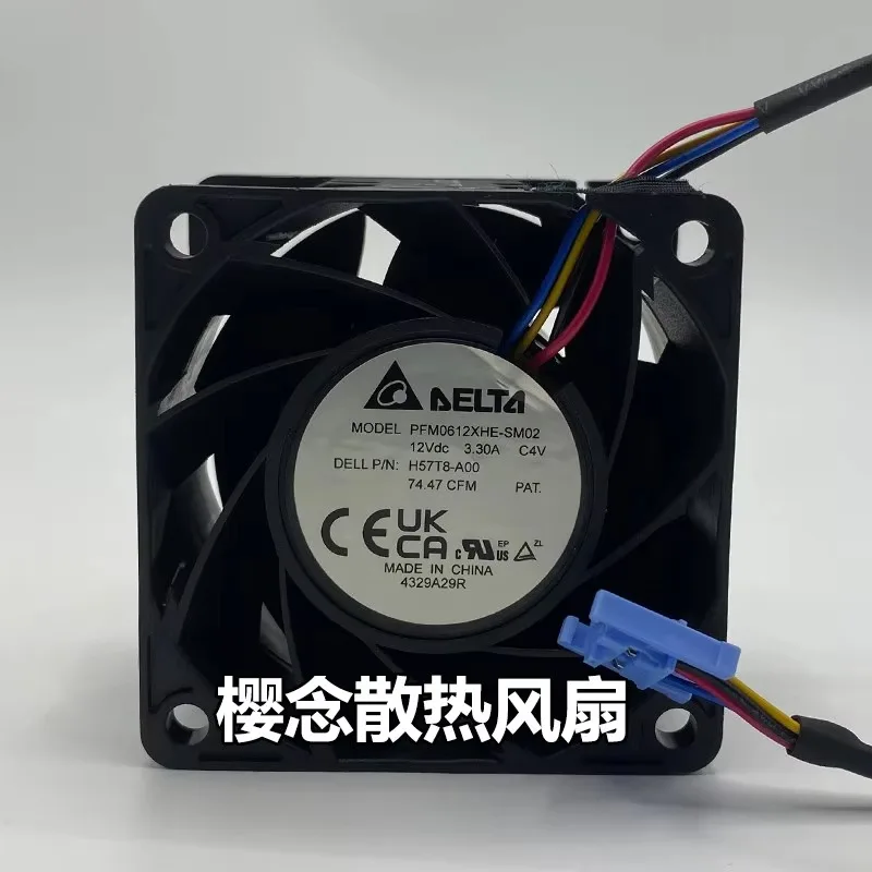 

Original Delta PFM0612XHE-SM02 3.30A 12V 6038 6CM Server Cooling Fan for Servers