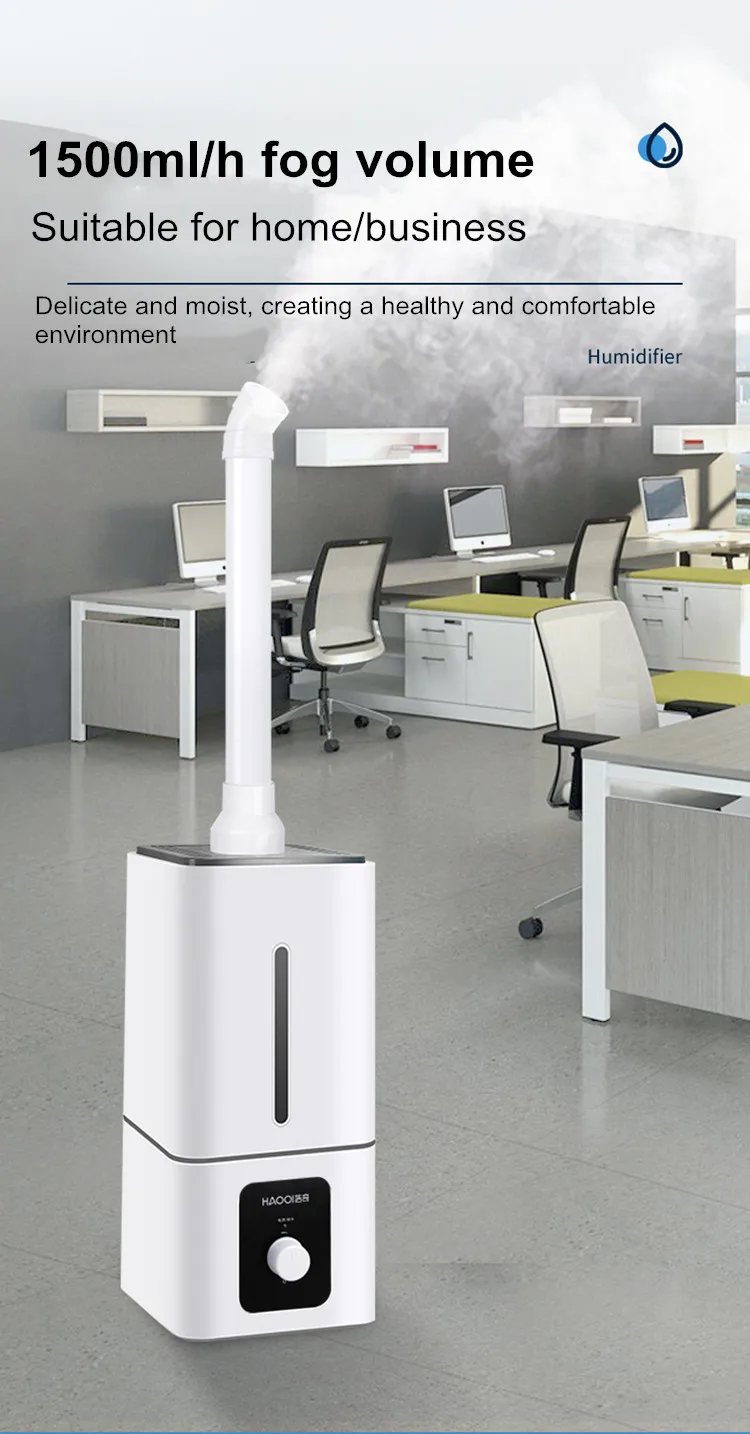 15L 1500ml/h Luftbefeuchter Industrieller Ultraschall-Gemüse-Frischhaltegerät Großer Zerstäuber Haushalt Kommerziell Obenliegende Wasserzufuhr – Detail 4
