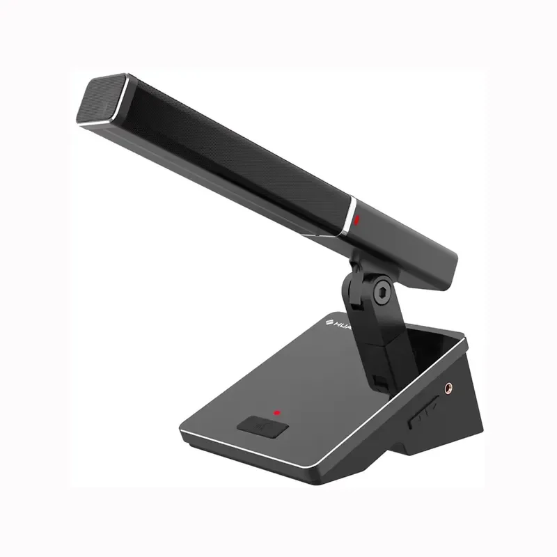 HUAIN Aluminum Alloy Waterproof Microphone Stand 20Hz-20kHz Frequency Response for Audio Conferencing System 48V Phantom