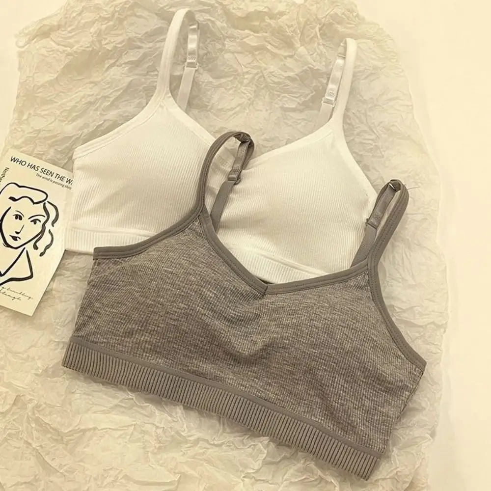

Simple Shockproof Seamless Bra Anti-sagging Intimates Bralette for Women Underwear Vest Top Wireless Push Up Bra Ladies