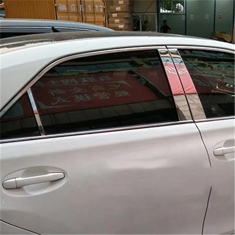 

WELKINRY For Toyota Mark X X120 1st Generation 2004-2009 Car Body Door Window Central Middle B Column Pillar Post Cover Trim