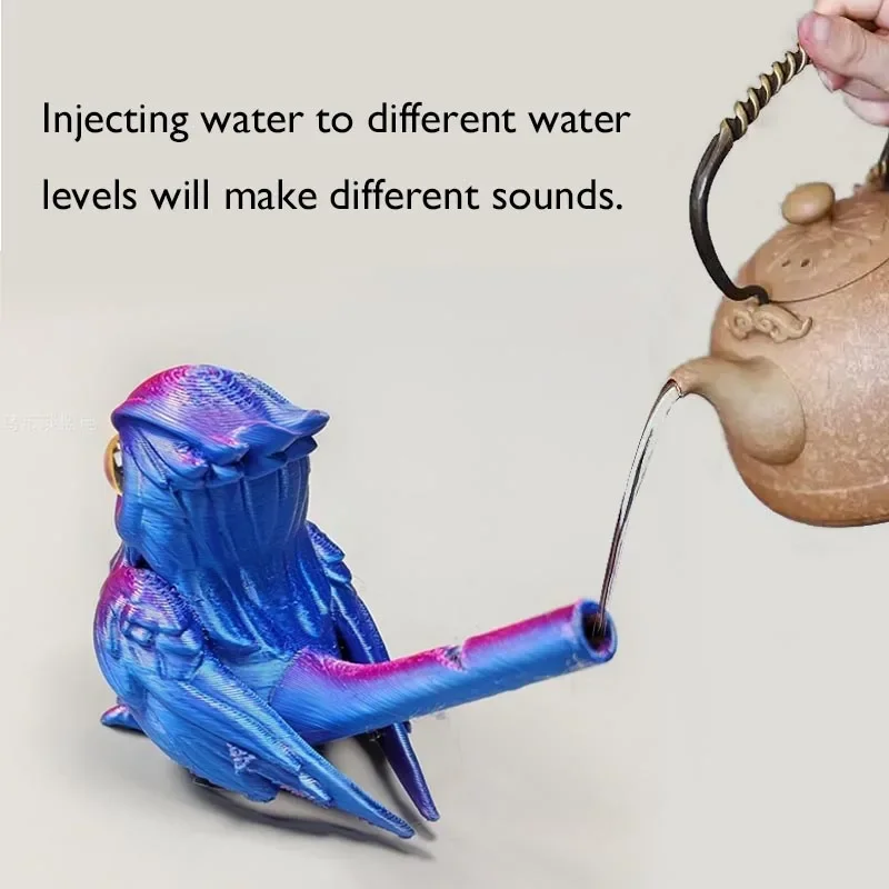 3D Print Water Bird Whistle for Infant Children Toys Bird's Call Add Water To Whistle Home Decoration Tradition Ceramic Ornament