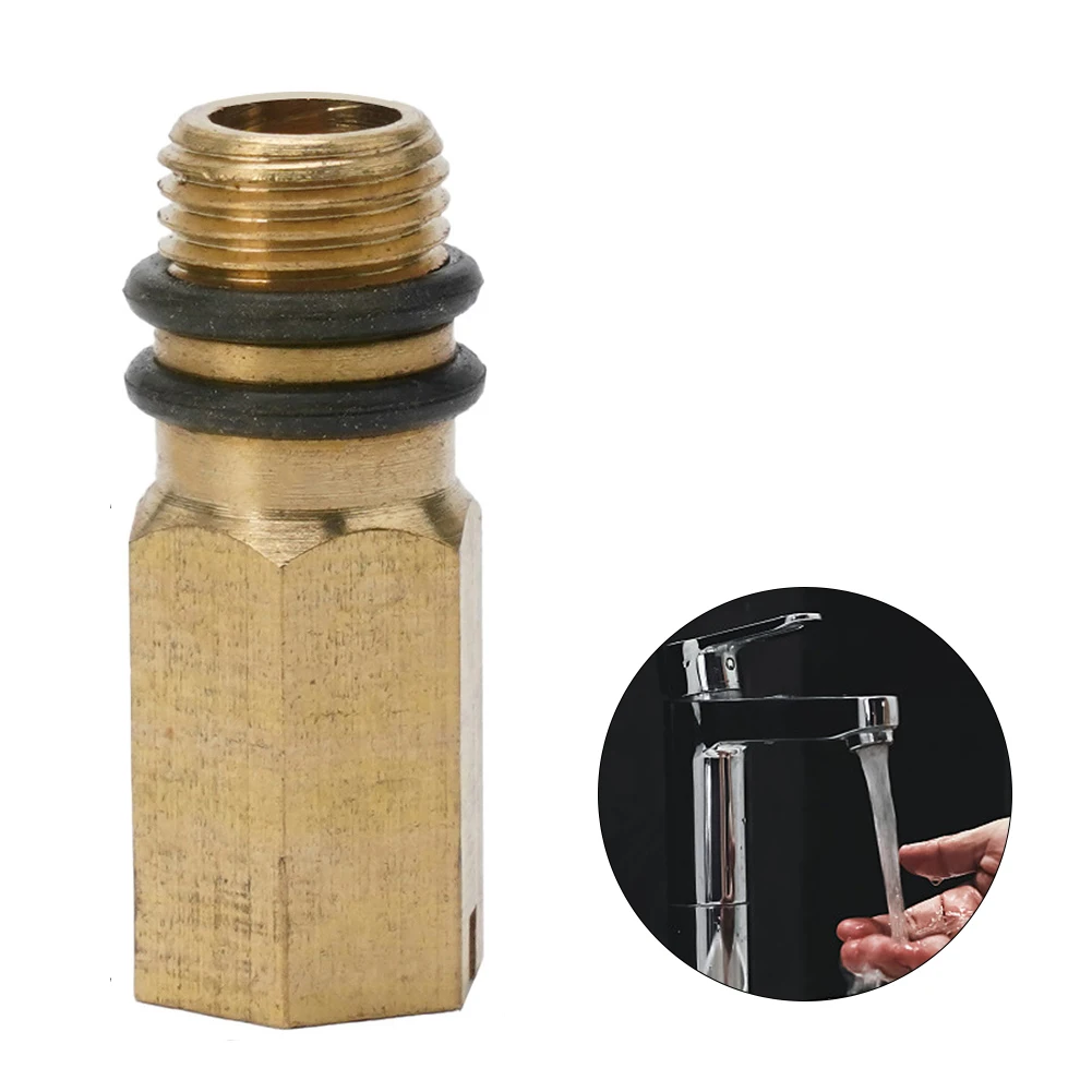 

Заглушка M10 для холодного и горячего смесителя, латунный впускной отверстие для смесителя, конвертированное кухонное приспособление, гибкая торцевая крышка для трубы-кухня