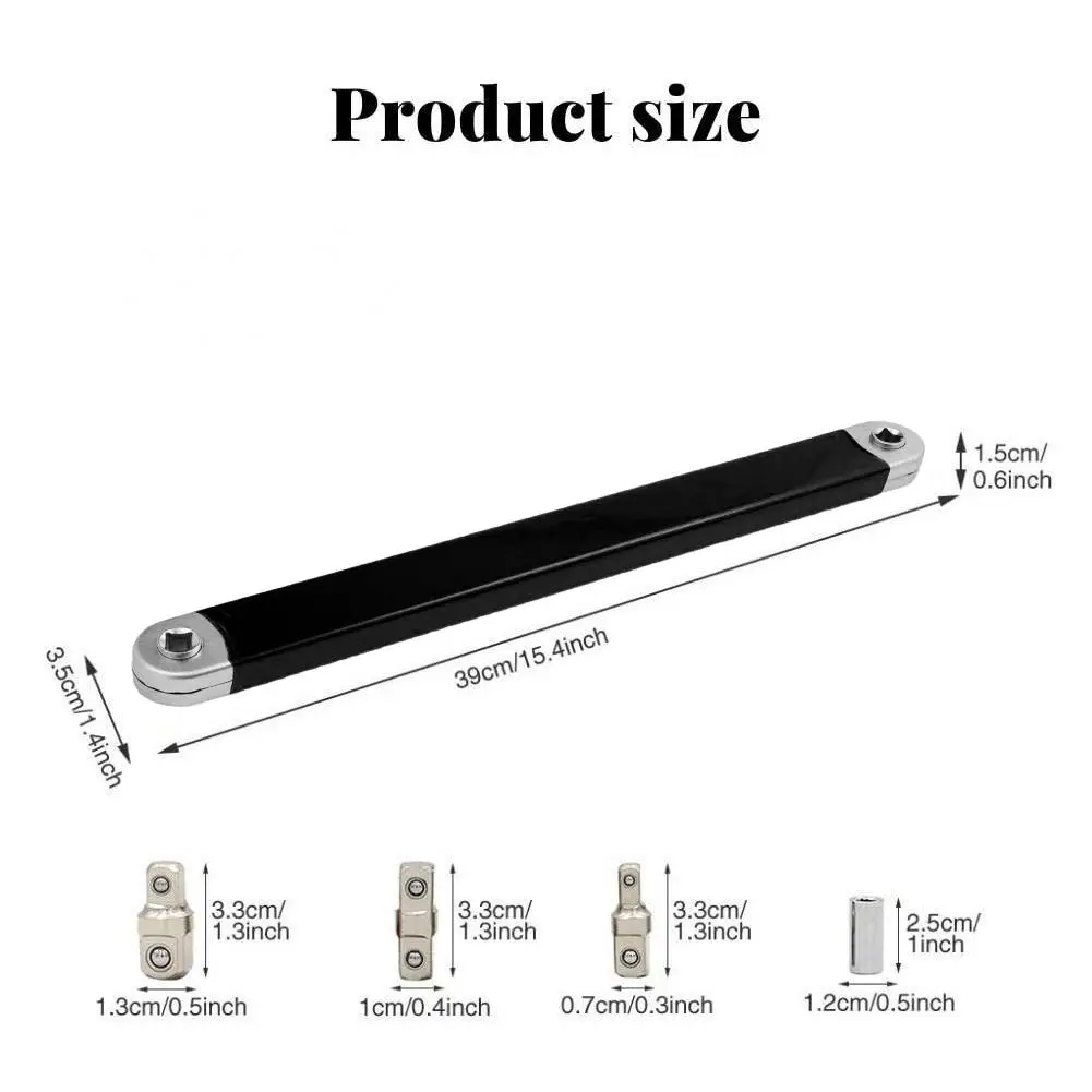 Universal Offset Extension Wrench Set Combination Torque Wrench With 1/4\