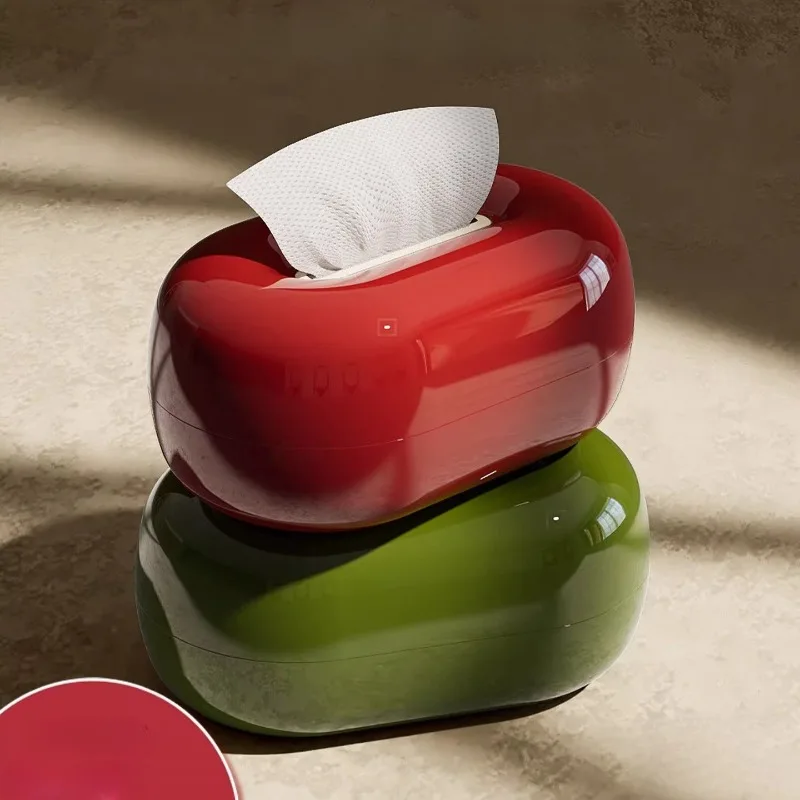 Creative Oval Pull-Out Tissue Box for Home Living Room Decorative Countertop Tissue Box Dining Table Tissue Box Room Decoration