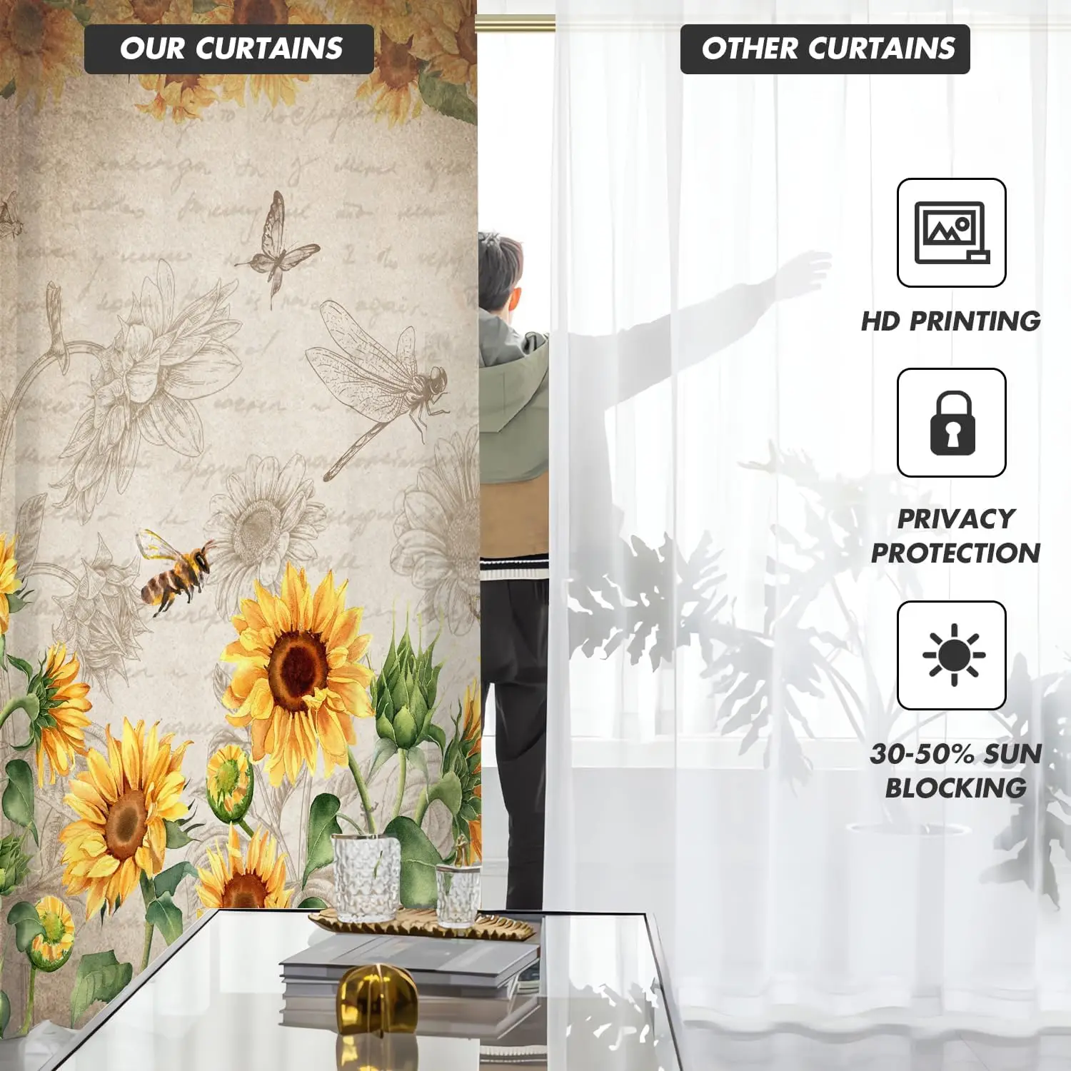 Sunflower Curtains 42