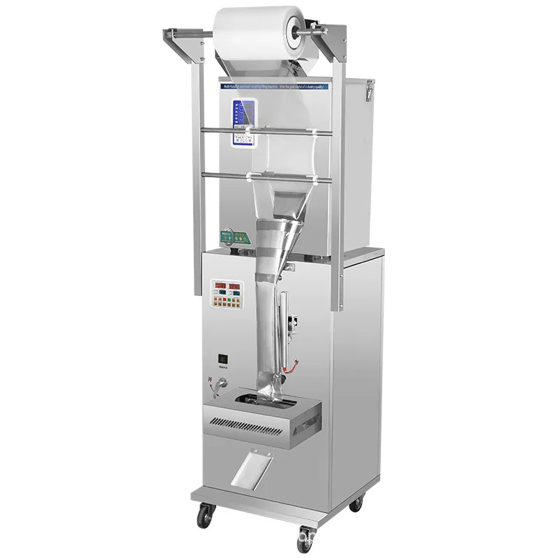 1-500g Vertical Small Nitrogen Snack Puffed Food Popcorn Potato Chips Filling and Packing Machine Snack Popcorn Potato Chips
