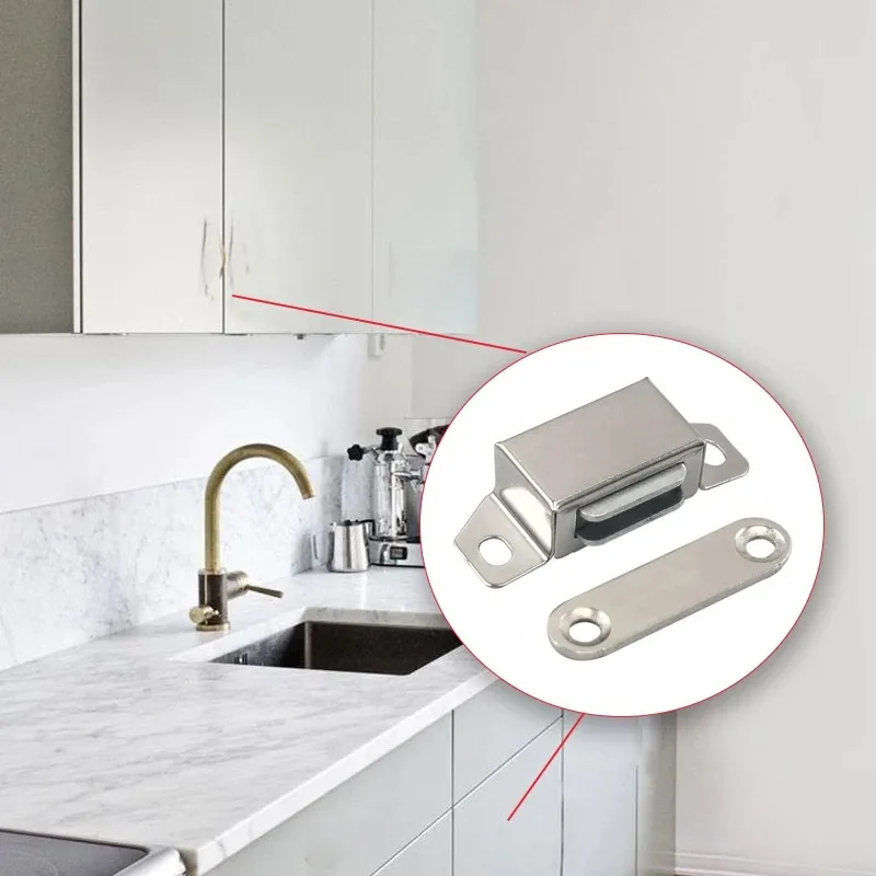 2/8pcs magnetic door suction, hardware accessories closed door suction, used for kitchen cabinets, wardrobes, shoe cabinet doors