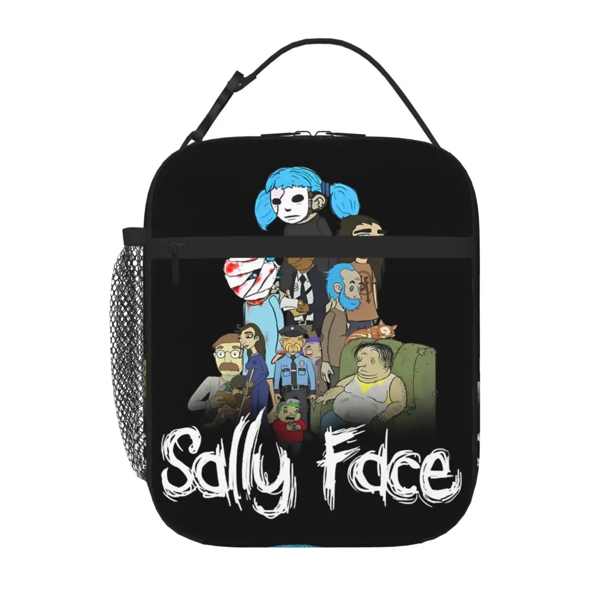 

Sally Face Game Anime SF Thermal Insulated Lunch Bag Horror Sal Fisher Portable Food Container Bags Cooler Thermal Lunch Boxes