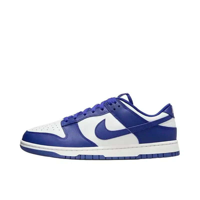 Nike Dunk LOW Low Cut Comfortable, Durable, Casual and Lightweight Board Shoes for Women and Men in Blue