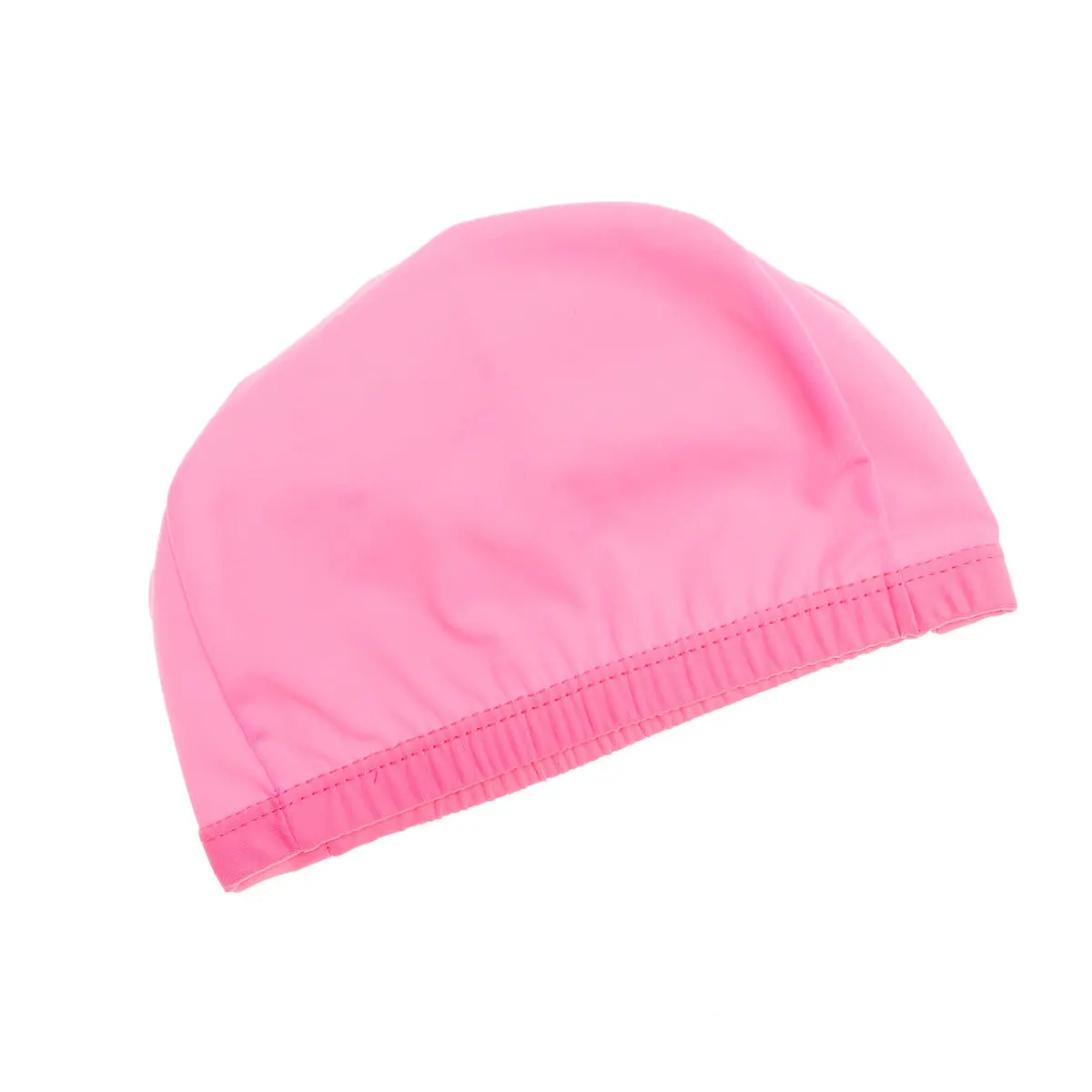 Solid Color Swimming Cap for Adults Premium Polyester Fabric Highly Elastic Smooth Comfortable Uv Sun Shield Water Bacteria