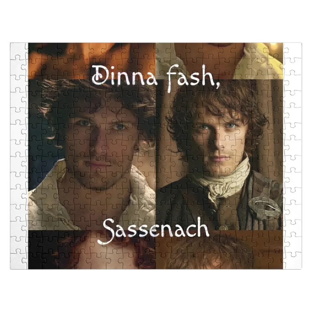 

Sam Heughan Jigsaw Puzzle Custom Wooden Gift Adult Wooden Puzzle