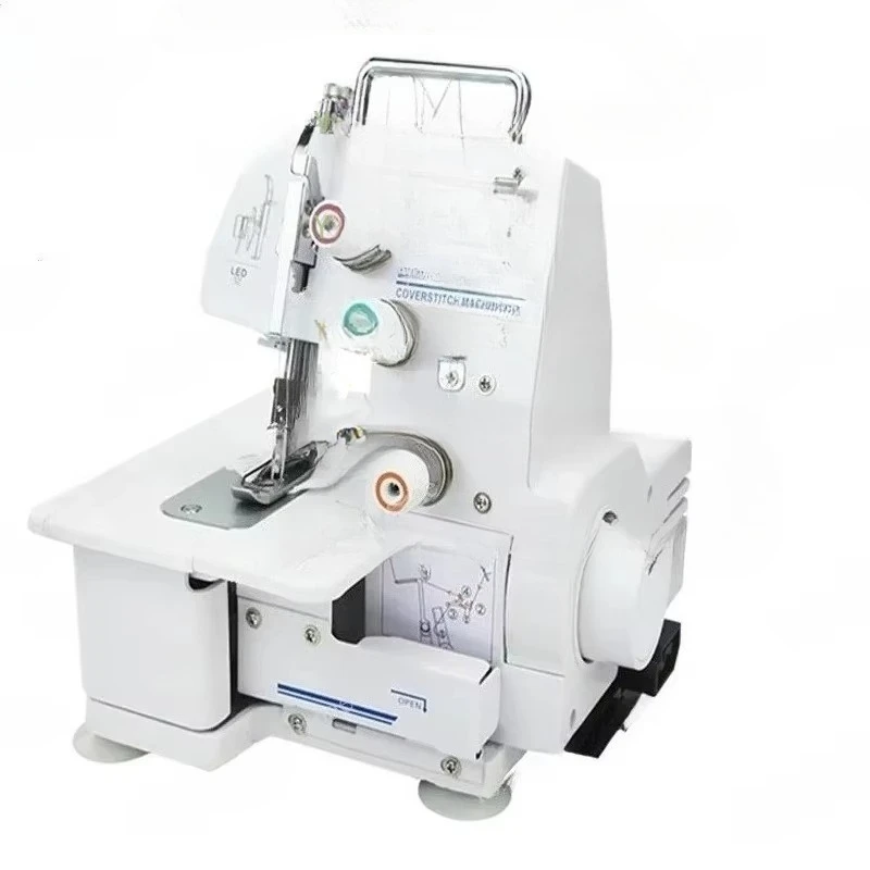 Household Desktop Overlock Sewing Machine, 2/3/4 Thread Multifunctional Electric Hemming Machine