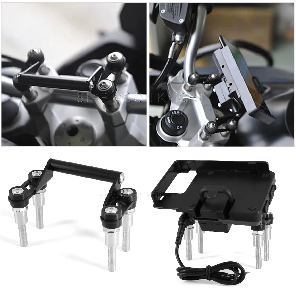 

GPS Handlebar Bracket Adapter For BMW R 1200RS R1200R F 850 GS F800GS F750GS F700GS GPS Navigation Bracket Holder Mount Kit