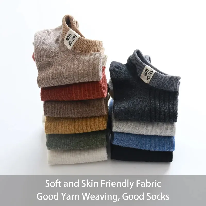 10 أزواج من الجوارب النسائية للربيع والصيف بشعارات حروف حلوة ولطيفة وعصرية ومريحة على طراز الكلية