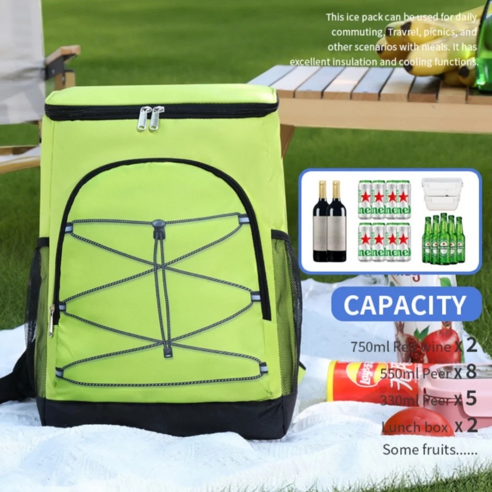 단열 쿨러 백팩 누수 방지 대용량 쿨러 야외 캠핑 가방 편안한 방수 하이킹 백팩 캠핑용