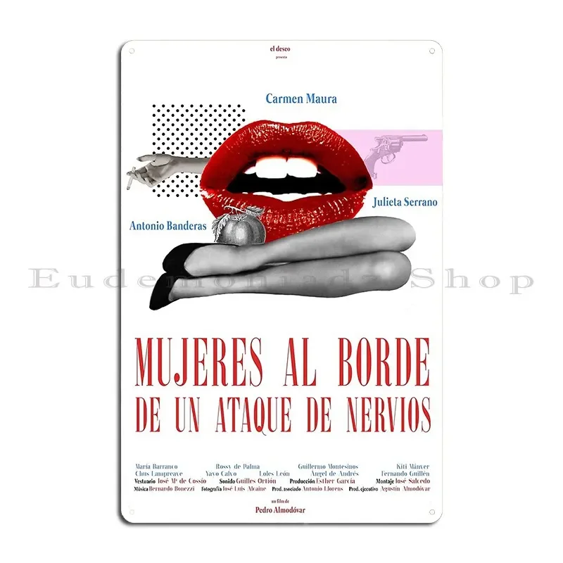 Women On The Verge Of A Nervous Breakdown Tomoko Aran I'm In Love Los Secretos A Tu Lado album 2000 Metal Wall Decor Sign Poster