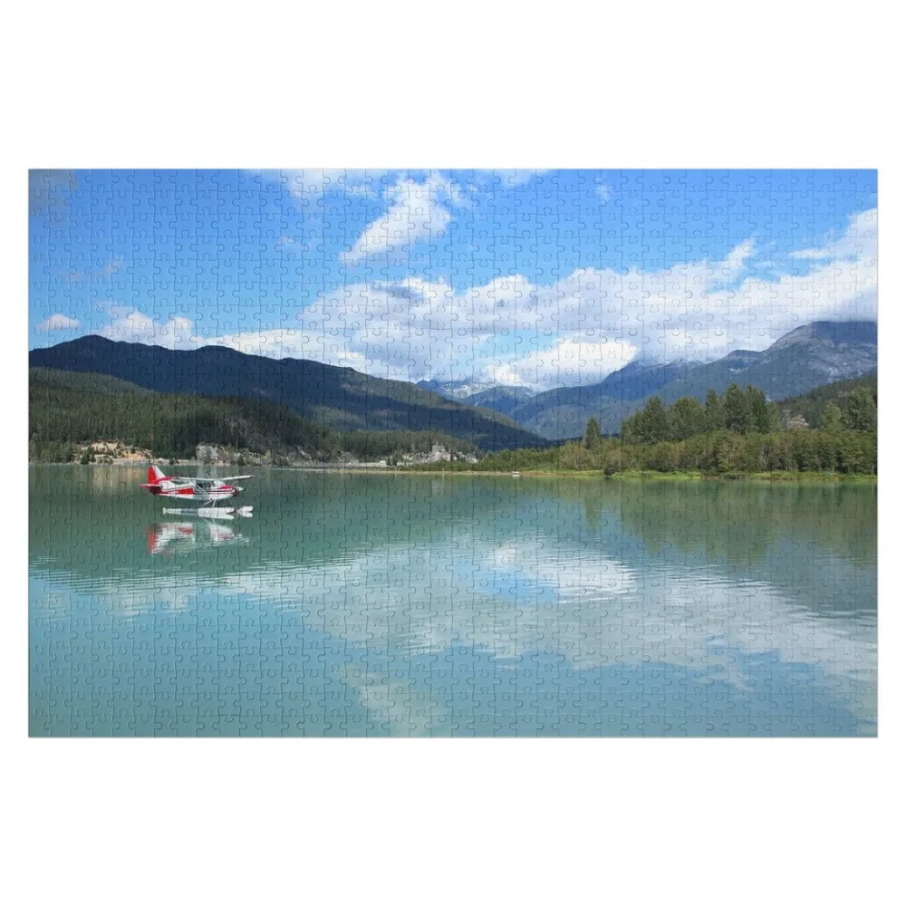 

Water Plane in amazing landscape Jigsaw Puzzle Customized Toys For Kids Name Wooden Toy Puzzle
