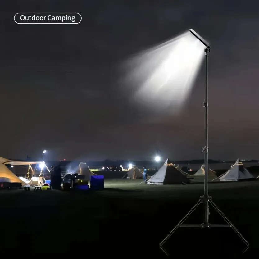 Portable Outdoors Led Work Light USB Tripod Camping Lamp Spotlight SMD Telescopic Pillar Lamps Collapsible Outdoor Picnic Light