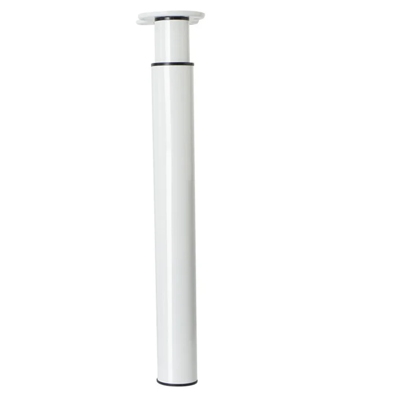 B52C 1Piece Heavy Duty Folding Table Legs Adjustable Telescopic Bar Leg Cold Rolled Steel Dining Desk Foot Bracket White