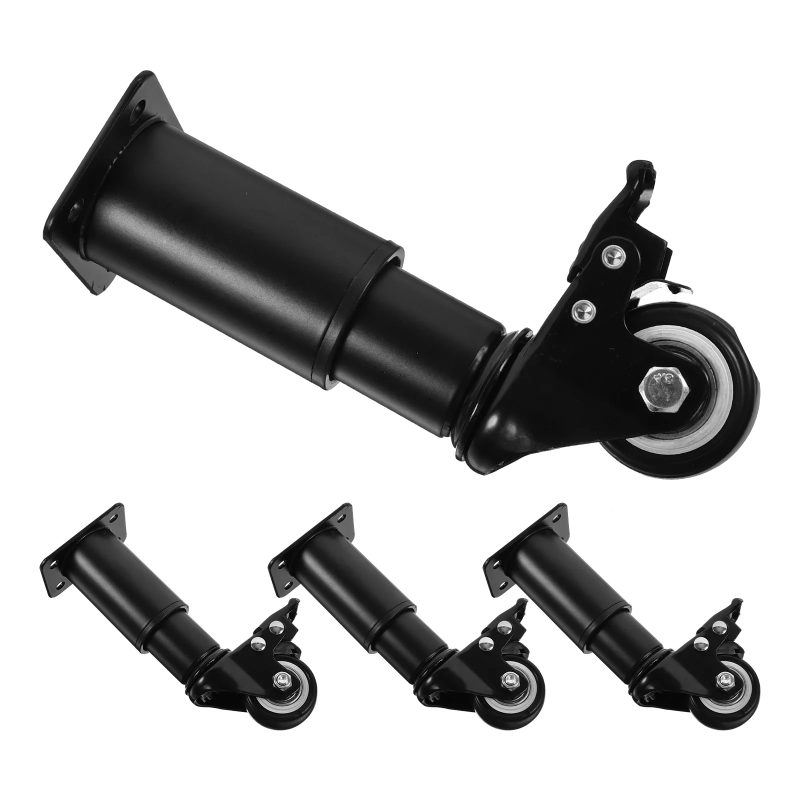 4 Pcs Adjustable Furniture Legs Sofa Arm Tray Bedside Tables Couch Coffee Support
