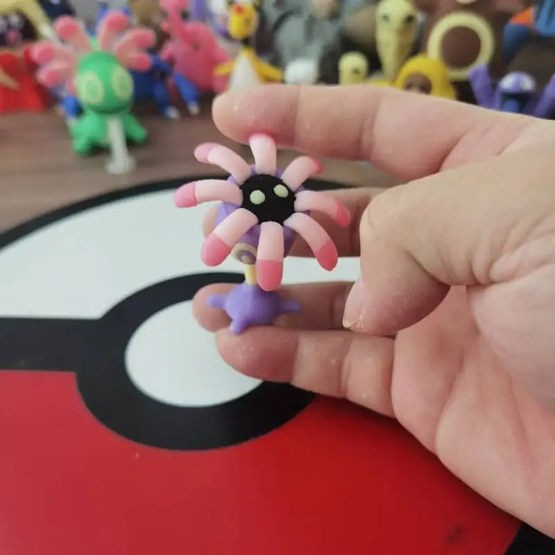 New Anime Figures Cradily Lileep Proportion World 1:20 Diy 3D Printing Cartoon Character Kawaii Desktop Model Children Toy Gift