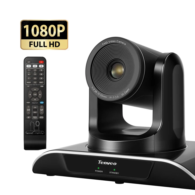 Tenveo VHD3U 3x Optical Zoom 1080P USB Video PTZ Camera On Sale