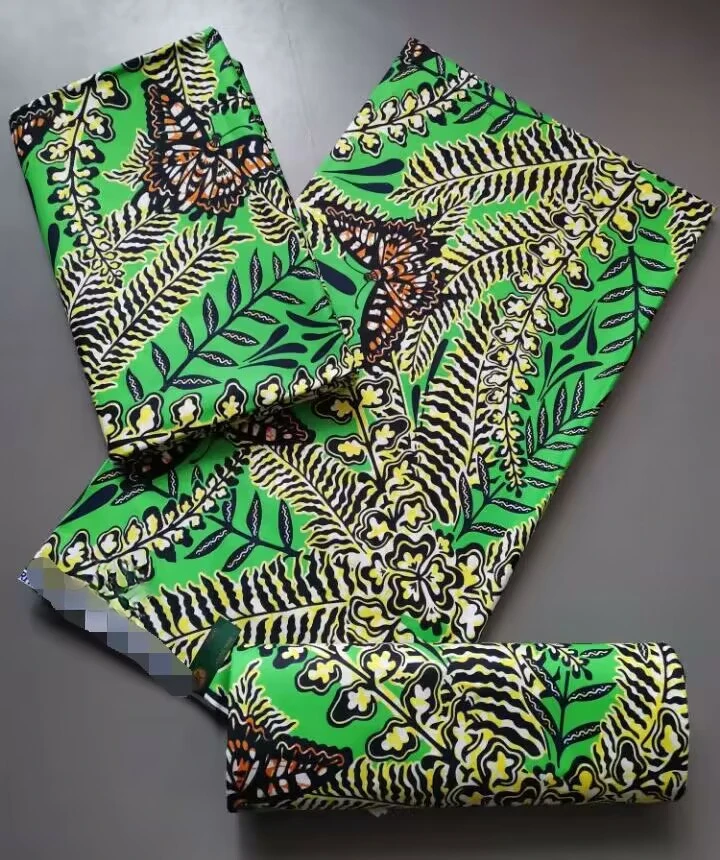 African Real Wax Print Fabric African Wax For Nigerian On Sale Organza Print 100% Cotton Wax Fabric