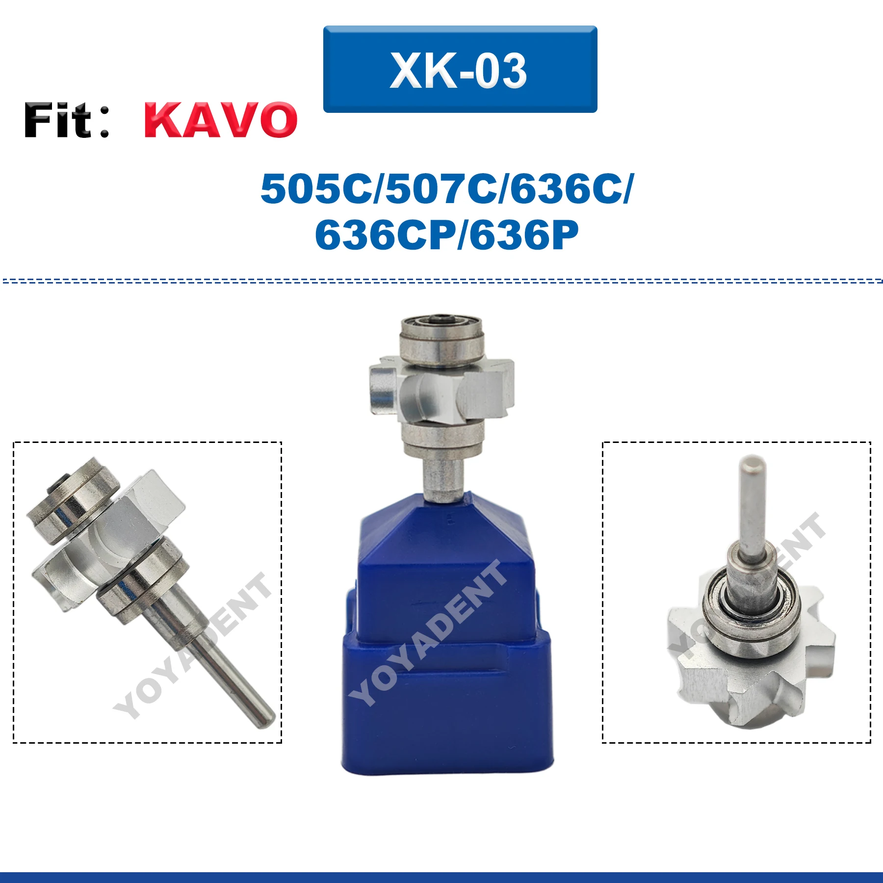 Tandheelkundige Turbine Cartridge Luchtrotor Tandheelkunde Handstuk Accessoires Fit NSK KAVO COXO Hoge Snelheid Handstuk
