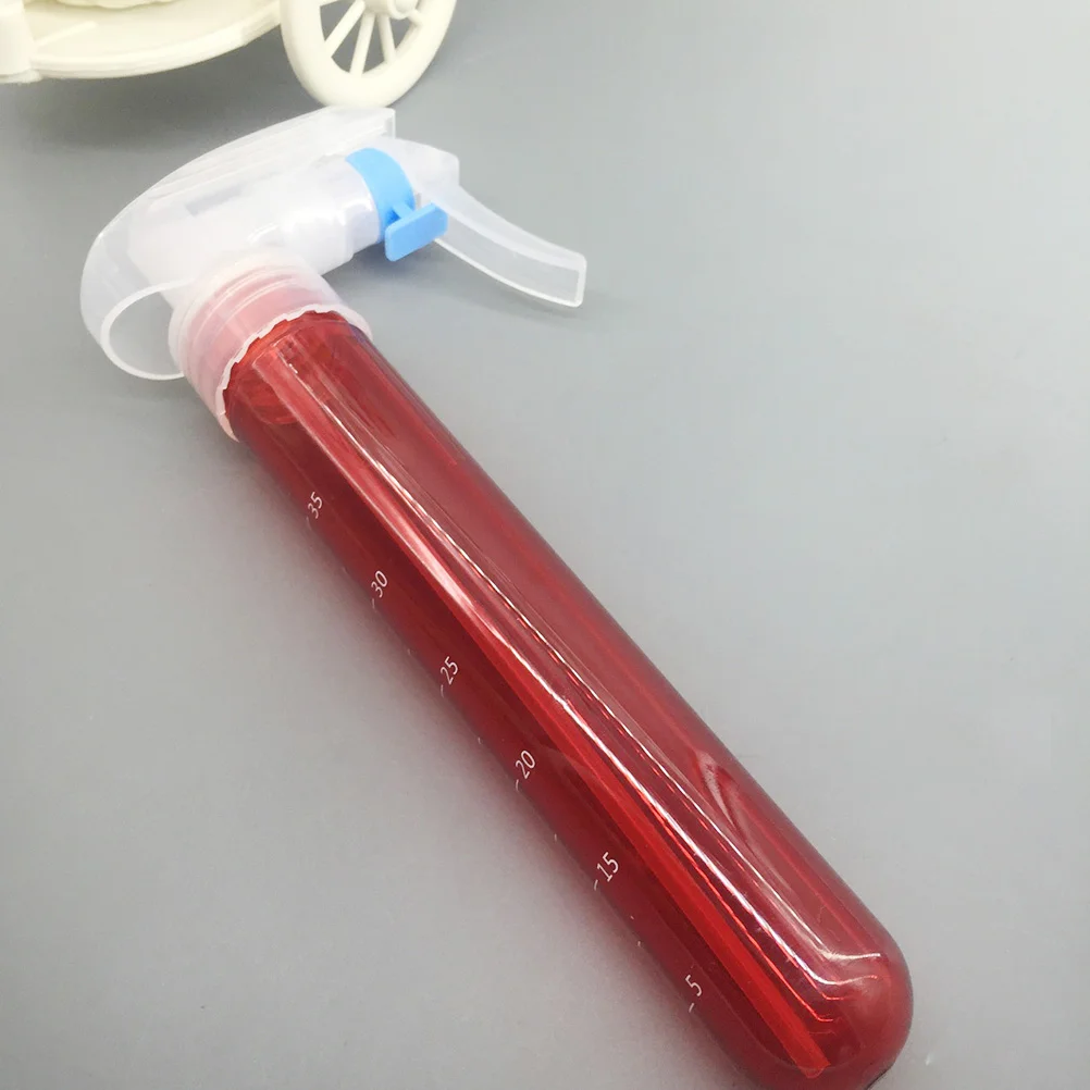 1pc Thumb High Pressure Spray Bottle Mini Spray Bottle Spray Transparent (Buckle Style Red)