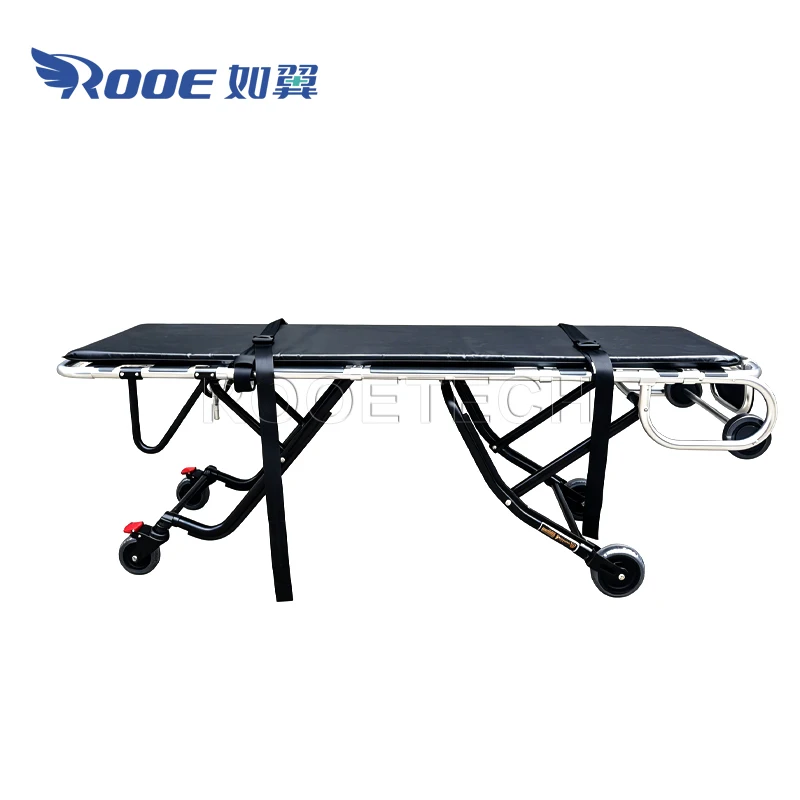 Factory Hot Sale GA200A Hospital Morgue Room Transport Stretcher Cadaver Trolley For Church Coffin